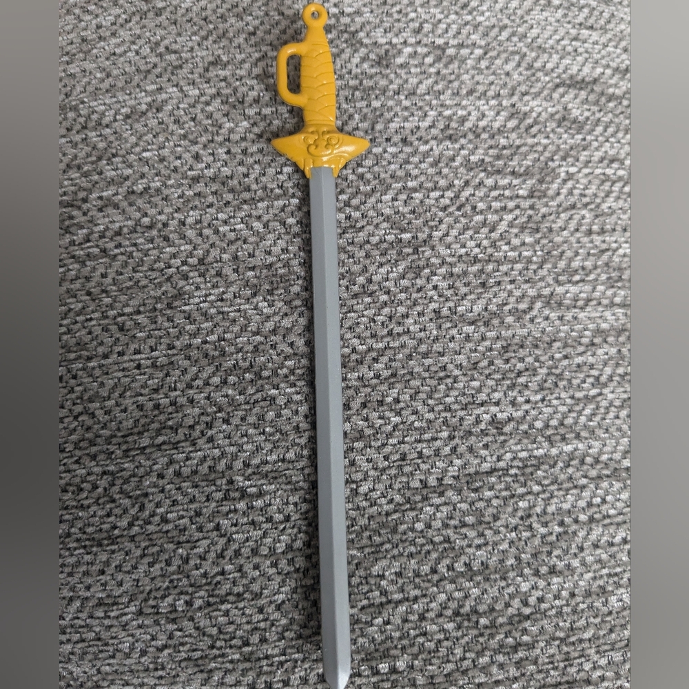 Disney Mulan Fashion Doll Battle Sword Armor Replacement 5.5" Long Rare Find
